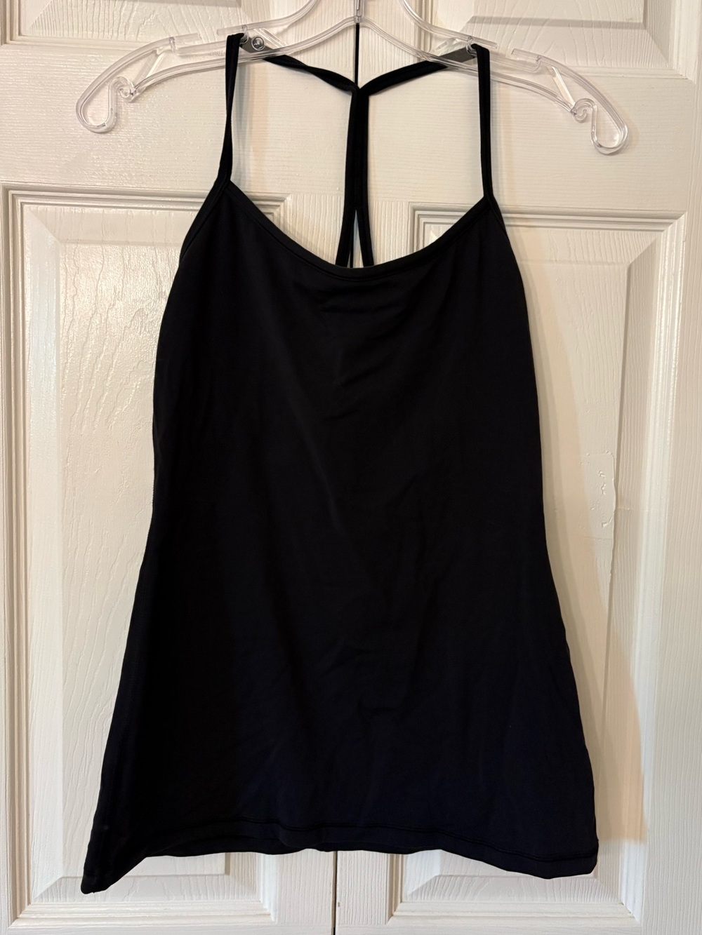 Lucy Black Strappy Tank Top Medium